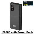 Moxx 20000 mah 22.5w fast Charging Power bank with Display (MP-20). 