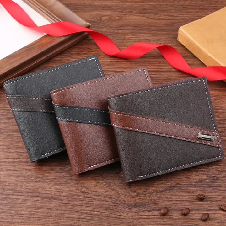 Men%20Short%20PU%20Leather%20Wallet%20Multi-Slot%20Coin%20Pocket%20Credit%20ID%20Card%20Holder%20Wallet%20-%20Image%205