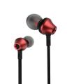 RM-610D Super Bass In-Ear Earphone - Red and Black. 