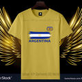 Casual Printed Jersey T-Shirt for Men's (argentina jarchi ). 