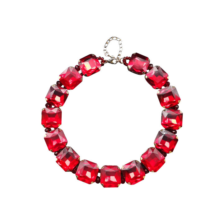 Her%20Lab%20Jewelry%20%7CA%20Square%20Red%20Cubic%20Zirconia%20Beads%207%20Inch%20-%20Image%2010