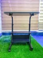 Double Layer Adjustable Reading Table (Moveable & Height Adjustable Laptop Table with 2 Shelves / Study Table / Side Table). 