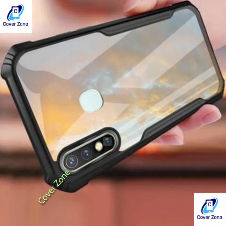 For%20Tecno%20Spark%204%20(KC8/KC2)%20/%20Camon%2012%20(CC7S)%20Transparent%20CXunddo%20Shockproof%20Back%20Cover%20Phone%20Case%20-%20Phone%20-%20Image%203