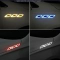 Reflective Car Stickers 6Pcs Reflective Car Stickers Carbon Fiber Decals Warning Reflective Strips. 
