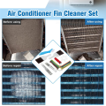 7Pcs Air Conditioner Fin Cleaner Set, Ac Fin Comb Condenser Fin Straightener Brush, Air Conditioner Repair Clean Tool Easy Install Easy to Use.