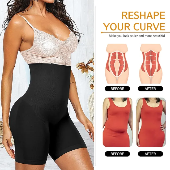 High%20Waisted%20Body%20Shaper%20Shorts%20Shapewear%20for%20Women%20Tummy%20Control%20Thigh%20Slimming%20Waist%20Trainer%20Shaping%20Briefs%20Panty%20-%20Image%203