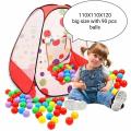 Ball print Tent house with 90 pcs ball big size. 