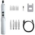 Nax Electric Screwdriver 3.6V Small Cordless Screwdriver Usb Fast Charge Screwdriver Kit Pen-Sized Mini Screwdriver. 