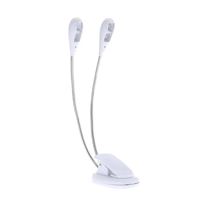 Dual%20Flexible%20Double%20Flex%20Goosenecks%204%20LEDs%20Piano%20Music%20Stand%20Book%20Lights%20Reading%20Lamp%20Clip-on%20Table%20Desk%20Lamp%20USB/AAA%20Operated%20-%20Image%202