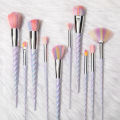 New Ten Unicorn Makeup Brushes Set Makeup Full Set Storage Eyeshadow Brushes Lip Brush Cute Makeup Tools. 