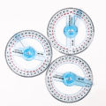 Hot Sale Circular 10cm Plastic 360 Degree Pointer Protractor Rulers Angle Finder for Student Stationery Gift Protractor Home. 