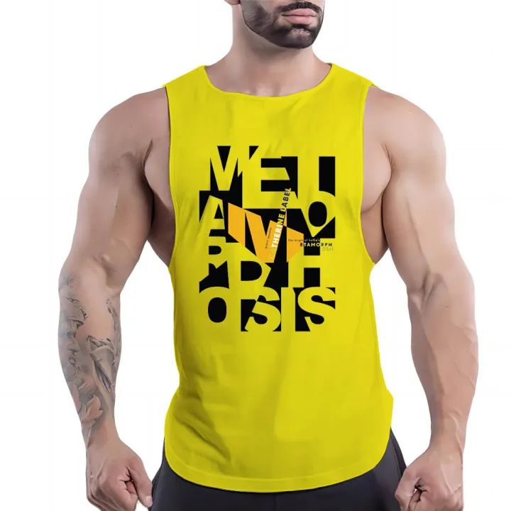 Summer%20Fashion%20Outdoor%20Casual%20Sports%20Style%202d%20Letter%20Print%20Men%20O%20Collar%20Comfortable%20Breathable%20Solid%20Color%20Vest%20Top%20Quick%20Dry%20-%20Image%207