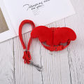 1Pc Cute Pet Harness Adjustable Stainless Long Rope Leash for Duck Chickens Outdoor.