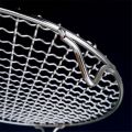 304 Stainless Multipurpose Steel Round Grill Net with Foot Barbecue Rack Steam Baking Rack Camping Outdoor BBQ Meshes. 
