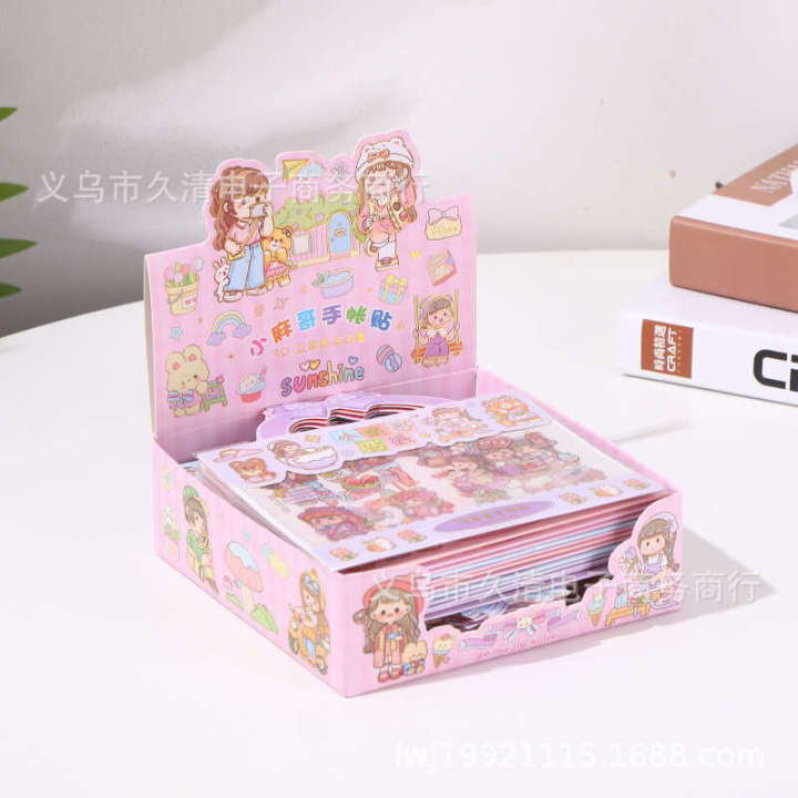 Zemu SZ137 portable model with 3 pieces of 30 in box transparent stickers, Ficino jelly ink ledger stickers