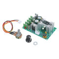 KOGEEK PWM DC Motor Speed Controller DC 3A/20A Speed Adjustable Motor Driver Module 6V 12V 24V 28V DC Motor Reversing Switch with Adjustment Knob. 