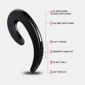 Kobwa Ear-Hook Wireless Headphones Non Ear Plug Bluetooth Headset,Bone Conduction Headphone for Cell Phone Talk (Single Ear). 
