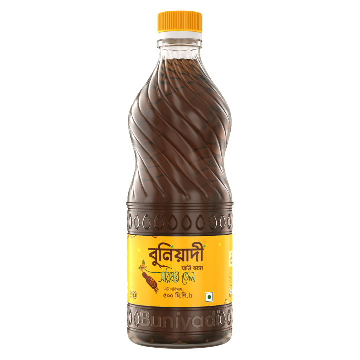 Buniyadi Mustard Oil Ghani Bhanga 500ml