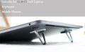 Adjustable Metal Laptop Stand with Cooling Bracket – Foldable Heat Dissipation Holder.