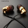 [LargeLooking] Wired earbuds noise cancelling stereo earphones heavy bass sound sport headset ♨On sale. 