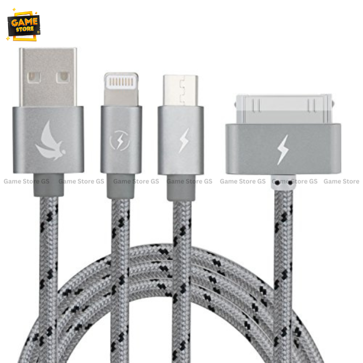 EliteSoft%20High%20Speed%20100%20cm%203%20in%201%20Multiple%20USB%20Charging%20Cable%20with%208%20Pin%20Lighting/30%20Pin/Micro%20USB%20Connector%20for%20iPhone%207,%206,%205,%204,3,%20iPad%204,3,2,Air,%20iPod,%20Galaxy%20S3/S4/S5/S6/S7%20Edge,%20LG,%20HTC%20and%20More-Grey%20-%20Image%202