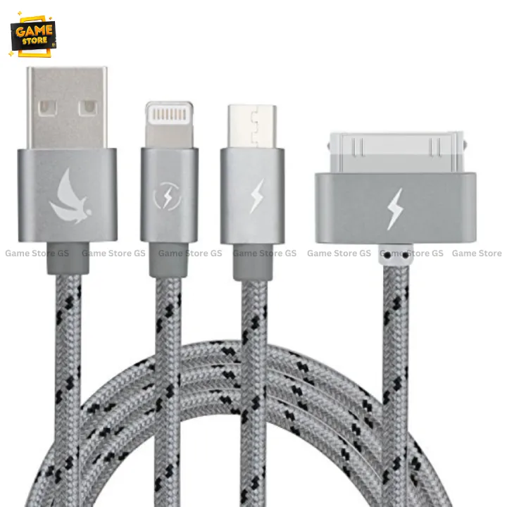 EliteSoft%20High%20Speed%20100%20cm%203%20in%201%20Multiple%20USB%20Charging%20Cable%20with%208%20Pin%20Lighting/30%20Pin/Micro%20USB%20Connector%20for%20iPhone%207,%206,%205,%204,3,%20iPad%204,3,2,Air,%20iPod,%20Galaxy%20S3/S4/S5/S6/S7%20Edge,%20LG,%20HTC%20and%20More-Grey%20-%20Image%202