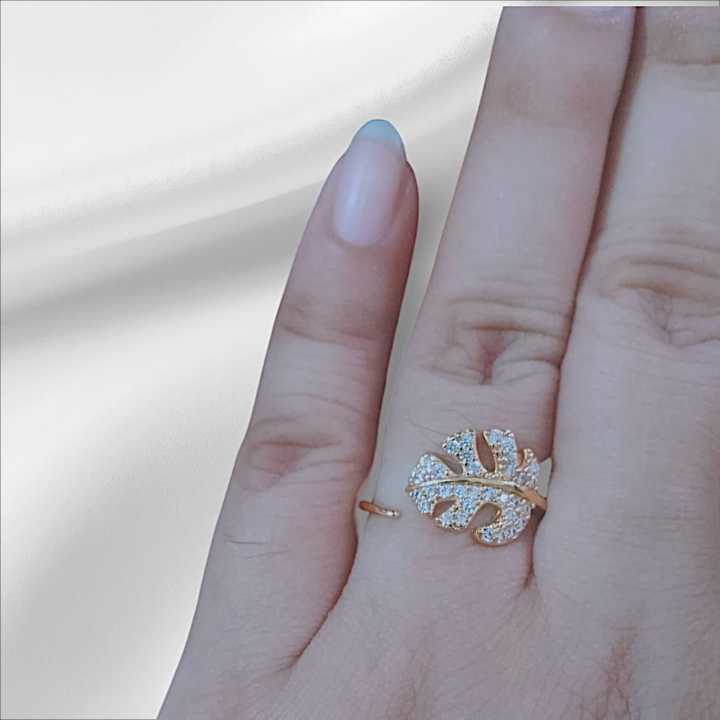 Finger Ring For women Zirconia Crystal Rings Adjustable