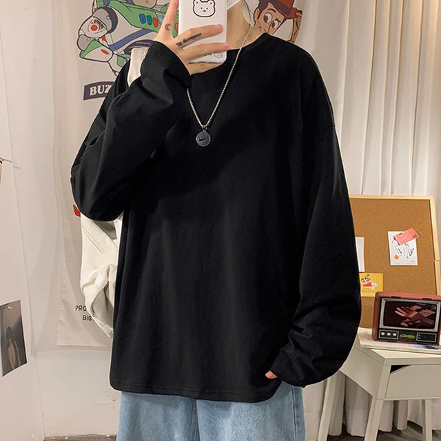 100%25%20Cotton%20Oversize%20Men's%20Women%20T-shirt%20Man%20Long%20sleeves%20Pure%20Color%20Men%20t%20shirt%20T-shirts%20For%20Male%20Female%20Tops%20Dislikelike%20-%20Image%207