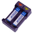 Doublepow UK201 1.2V Ni-Cd/Ni-MH Battery Fast Charger with Full Charge Indication Facility for Rechargeable 1.2V AAA/AA/C Size & 7/5 F6 Chewing Gum Stick/Gumstick for SONY MiniDiscs and Walkmans - 1 Piece.