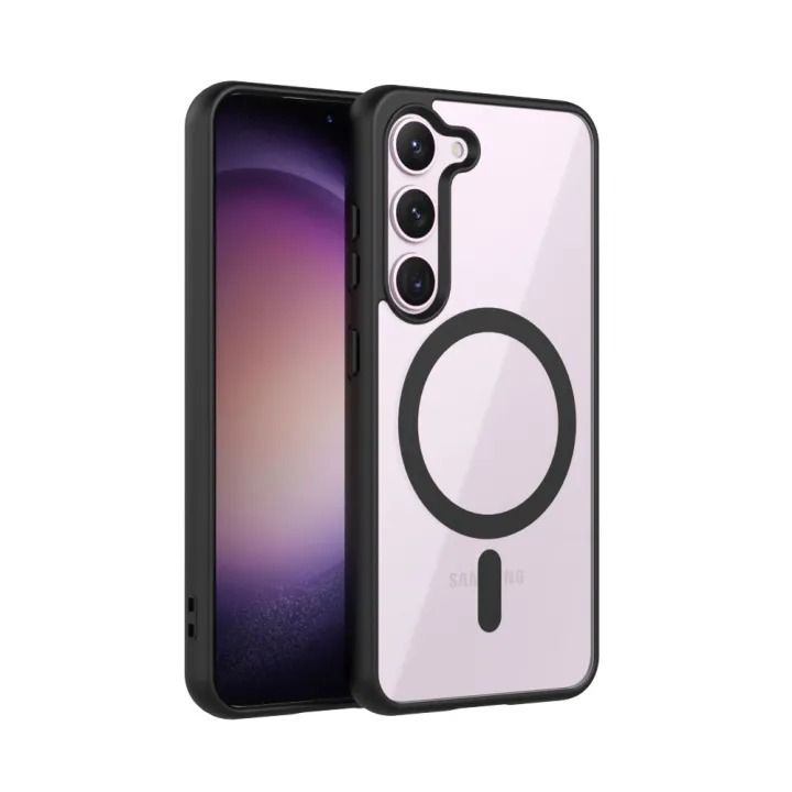 For%20Samsung%20Galaxy%20A17%20A16%20A15%20A06%20A07%20A25%20A26%20A34%20A35%20A36%20A55%20A56%20Mobile%20Cover%20MagSafe%20Compatible%20Shockproof%20Transparent%20Slim%20Fit%20Wireless%20Charging%20supported%20Frosted%20Border%20Phone%20Back%20Case%20Mobile%20Cover%20-%20Image%203