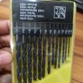 13Pcs HSS Drill Bit Set 1.5-6.5mm Twist Drill Bit 1/16-1/4 Inch Hex Shank Drive Quick Change High Speed For Drill Machine Chuck. 
