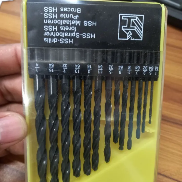 13Pcs%20HSS%20Drill%20Bit%20Set%201.5-6.5mm%20Twist%20Drill%20Bit%201/16-1/4%20Inch%20Hex%20Shank%20Drive%20Quick%20Change%20High%20Speed%20For%20Drill%20Machine%20Chuck%20-%20Image%202