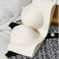 Seamless bra beautiful back bra gathered bra U back push up bra 3D CUP soft bra.