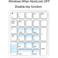 Wireless Numeric Keypad 26-key portable 2.4 GHz Numeric Keypad for Finance and Accounting for Windows. 