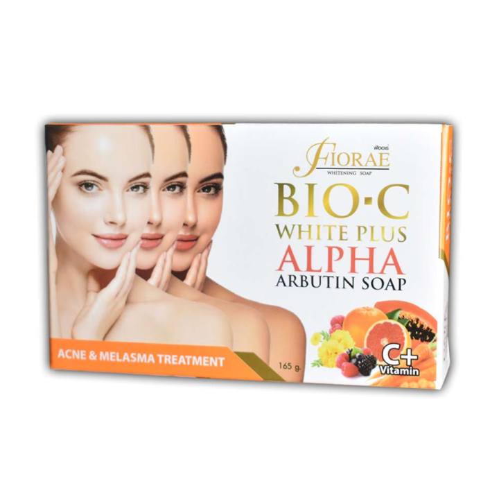 Fiorae Bio-C White Plus Alpha Arbutin Soap -165g
