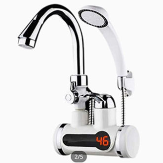 instant Electric hot water tap with hand shower