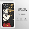 Smalshop Transparent 13 Mino Max 15 PrPro 16 in Appl Disney Mickey Minnie Mouse 2025 New Phone Case for iPhone 14 i 12 11 14 Plus SE 7 8 15 Plus XR XS MAX Dumb. 