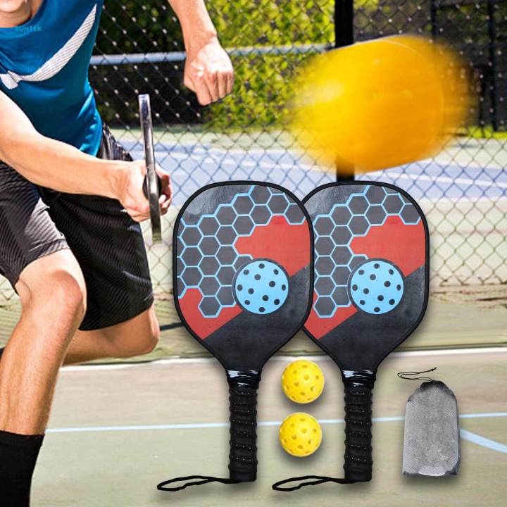 Wood%20Pickleball%20Paddles%20Two%20Paddles%20Two%20Pickle%20Balls%20Beginner%20Racket%20for%20Men%20Women%20Kids%20Lightweight%20Outdoor%20and%20Indoor%20with%20-%20Image%205