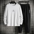Multicolor Long Sleeve T-shirt And trouser set for men. 