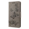 (COD)For Samsung Galaxy S23 5G Butterfly Embossed Horizontal Flip Leather Phone Case.