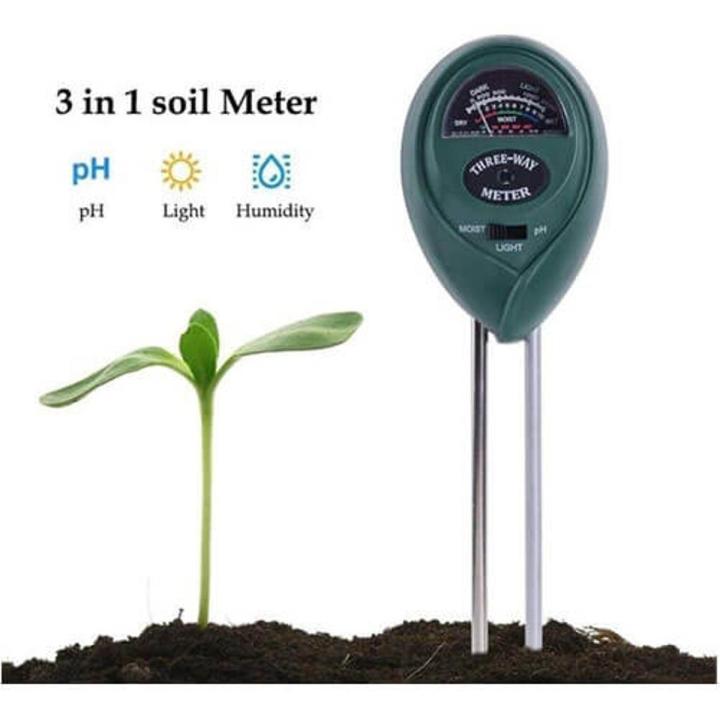 Spring Flower Meter 3 in 1 Plant Flowers Soil pH Tester, Moisture, Light Meter | Daraz.com.bd