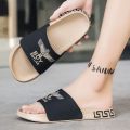 Slippers Men's Summer Outdoor Non-Slip Deodorant Home Household Sandals Men's Sports Soft Bottom Drooping Beach Sandals.