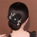 Cloth Flower Hair Clip Exquisite Flexible Hair Styling Tool Twist Hairstyle Bun Non-slip Hair Bun Maker Hair Accessories.