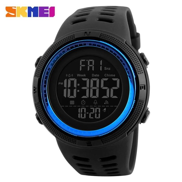 SKMEI Outdoor Sport Watch Multifunction Watches Alarm Clock Chrono 5Bar Waterproof Digital Watch Reloj Hombre Electronic Watches