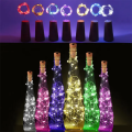 Fairy Decoration String Lights -6.5ft Cork String Lights Copper Wire Sting 20 Led Lights Desk Decoration - Room Decoration Light. 