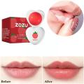 ZOZU Fruit Flavor Lip Balm Moisturizing Moisturizing Portable Pudding Small Balm Lip Care Lip Small Portable Wholesale FeeoiF.