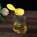 Plastic Honey Squeeze Bottle Condiment/Ketchup Dispensers Flip Cap Refillable Syrup Jars Leakproof Containers Squeezable Bottles.