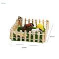 1/12 Scale Horse Stall Horse Barn Set Dollhouse Farm Animal Toys Fairy Garden Educational Toy for Ages 5-12 Years Kids Dollhouse Accessories. 