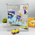 Motor Tide Flow Car, Electric Stunt Motorcycle Rotating Sound and Light. 