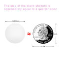 500Pcs/Roll Transparent Round Self-Adhesive Stickers business Package seal Labels Scrapbooking Cookie Bag Sealing Tag DIY Gifts. 